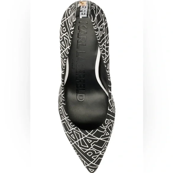 Karl Lagerfeld Royale Pointed Toe Pump - Picture 3 of 11
